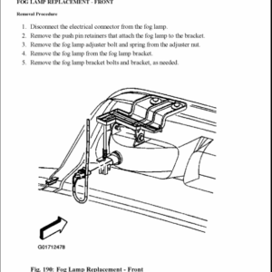 FOG LAMPS Manual