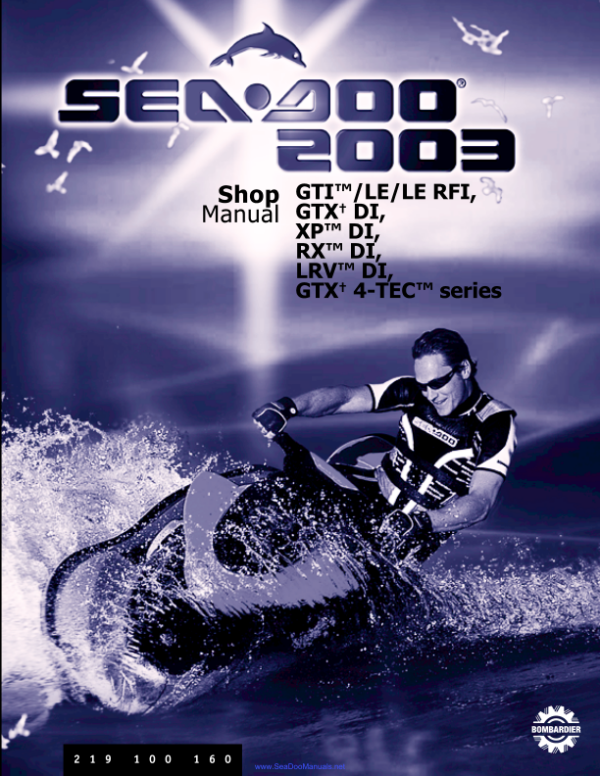 2003 seadoo shop Manual