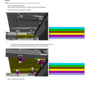 Hard Top Front Panel RH G2238353 Manual