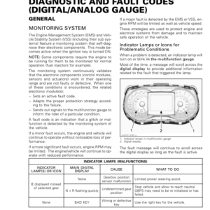 ROAD 2018 (Fault Codes AnalogDigital) repair 219100949 010 Manual