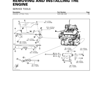 ROADSTER Removing and Installing the Engine (F3) Shop SM61Y015S01 rmr2015 108 Manual