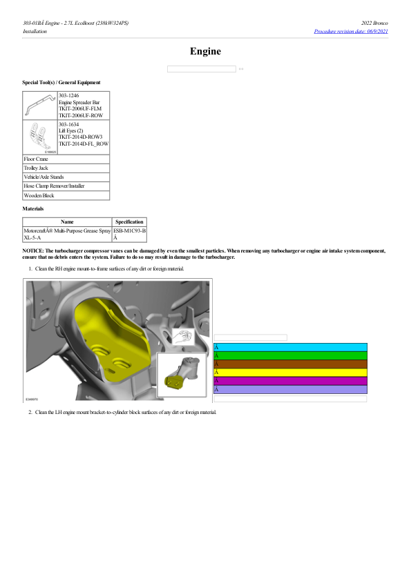 Engine G2206302 Manual