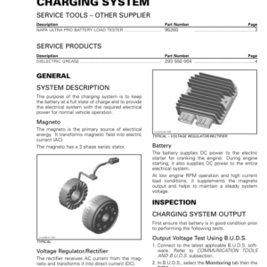 SSV Charging System (Commander) Shop tmr2016 012 Manual