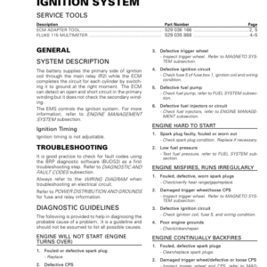 ATV MY18 Ignition System 219100885 038 Manual