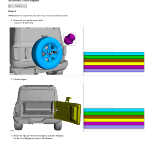 Tailgate G2237351 Manual