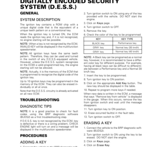 ATV 2018 Digitally Encoded Security System (New T3) Shop 219100881 017 Manual