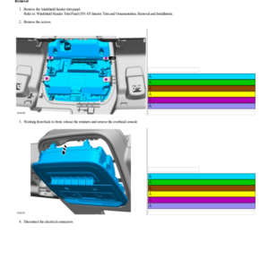 Overhead Console G2220560 Manual