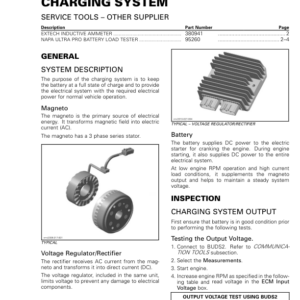 SSV 2017 Charging System (Maverick X3) Shop tmr2017 035 Manual