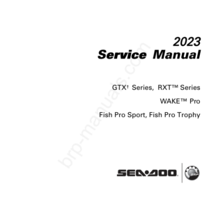 MY23 PWC GTX, RXT, WAKE PRO, Fish PRO Sport, Fish PRO Trophy Manual