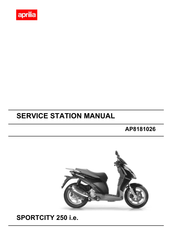 Aprilia Sportcity250 Manual