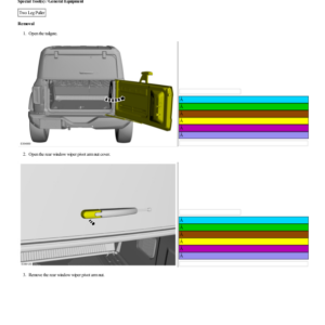 Rear Window Wiper Pivot Arm G2225653 Manual