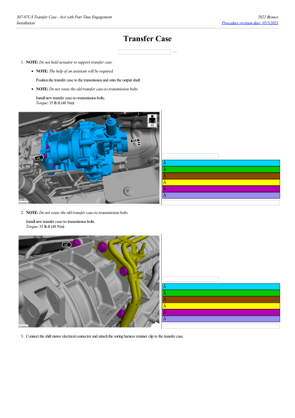 Transfer Case G2202256 Manual