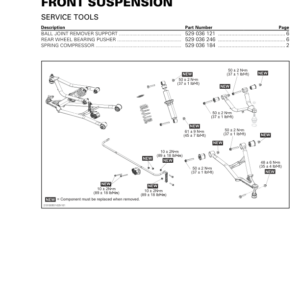 Roadster 2019 Front Suspension Ryker Shop 219100957 029 Manual