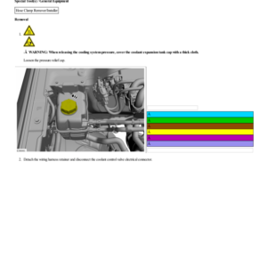 Transmission Fluid Heater Coolant Control Valve G2224947 Manual