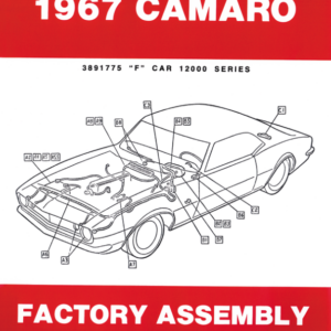 1967 Factory Assembly for Chevrolet Camaro Manual