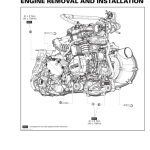 SSV 2017 Engine Removal (Maverick X3) Shop tmr2017 011 Manual