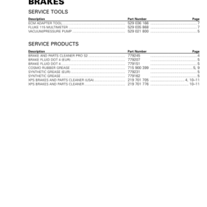 SSV MY20 Brakes (Defender suppl.) 219101010 048 en Manual