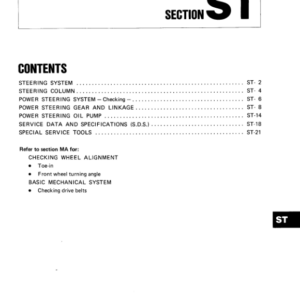 Steering System Manual