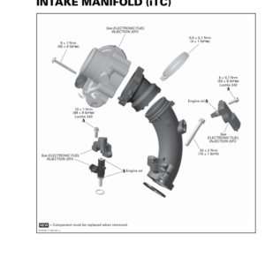 Rotax MY19 Intake Manifold (iTC) (450 iTC ATV) RTX19 450ETC 005 en Manual