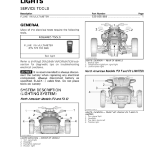 ROAD 2018 (Lights) repair 219100949 016 Manual