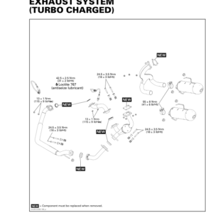 SSV Exhaust System Turbo Charged (MAVERICK XDS) Shop 03a9M0AAI SM91Y014S01 tmr2015 052 Manual