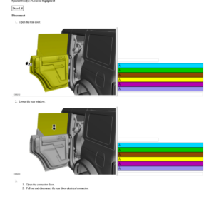 Rear Door Disconnect G2237348 Manual