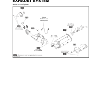 SSV 2020 Exhaust System (Trail Sport) 219101008 007 Manual