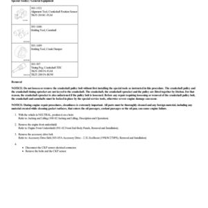 Crankshaft Pulley G2186878 Manual