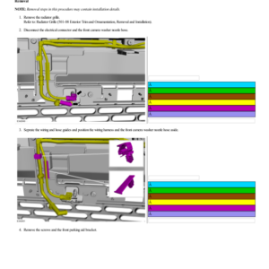 Front Parking Aid Camera G2198436 Manual