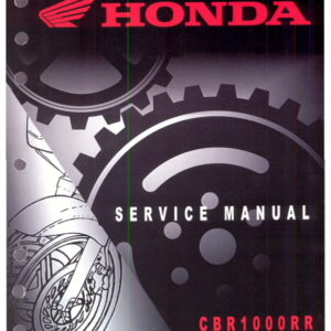 Honda CBR 1000 RR 2005 Manual