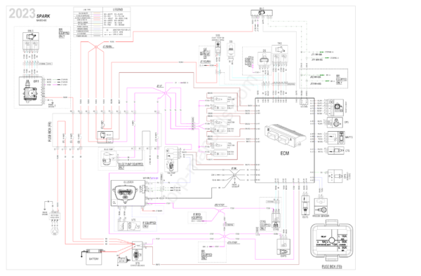 Wiring Diagram PWC 2023 ALL MODELS 219101103 WD21Y023 en Manual