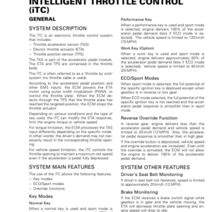 SSV Intelligent Throttle Control (iTC) (MAVERICK XDS) Shop 03a9N3AAI SM91Y014S02 tmr2015 030 Manual