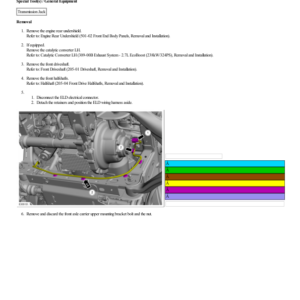 Axle Assembly G2222607 Manual