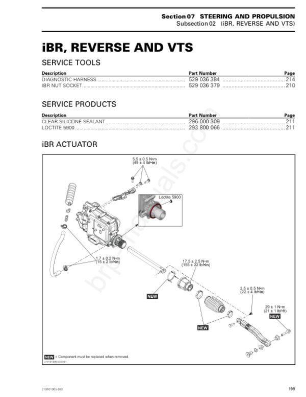 iBR, Reverse and VTS MY22 PWC GTX, RTX, GTI, GTR, WAKE, FIS Manual