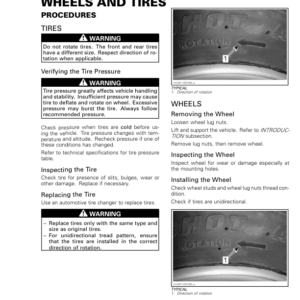 SSV 2018 Wheels and Tires (MAVERICK TRAIL) Shop 219100905 046 Manual