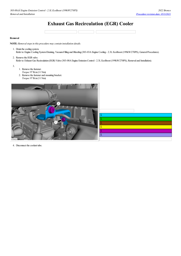 Exhaust Gas Recirculation (EGR) Cooler G2248524 Manual