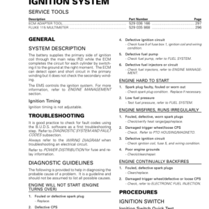 SSV S05 SS03 Ignition System Shop Commander Version 9BA tmr2013 031 Manual