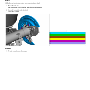 Brake Disc Shield G2223117 Manual