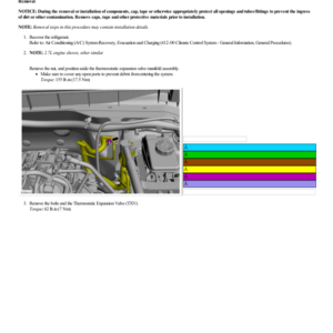 Thermostatic Expansion Valve G2214277 Manual