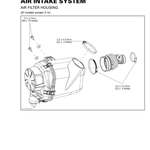 SSV MY20 Air Intake System (Maverick suppl.) 219101007 005 en Manual