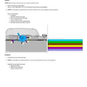 Hood Latch G2219418 Manual