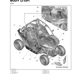 SSV Body (2 UP) (MAVERICK XDS) Shop 03a9KTAAY SM91Y014S09 tmr2015 047 Manual