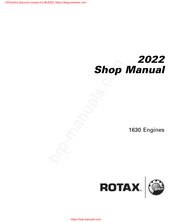 2022 Sea Doo 1630 ACE Engines Manual