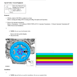 Flexplate G2186884 Manual