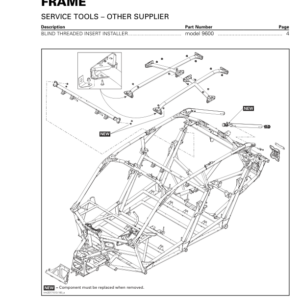 SSV Frame (Maverick X3 MAX) Shop tmr2017 513 Manual