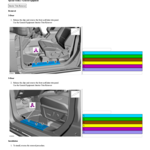 Front Scuff Plate Trim Panel G2217656 Manual