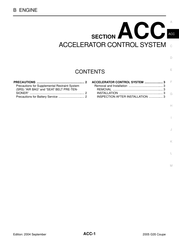 ACCELERATOR CONTROL SYSTEM Manual