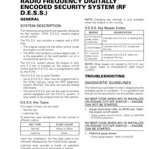 ATV MY18 Radio Frequency Digitally Encoded Security System 219100885 041 Manual