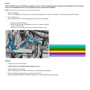 Air Conditioning (A C) Compressor Outlet Line 2.7L EcoBoost (238kW 324PS) G2214272 Manual