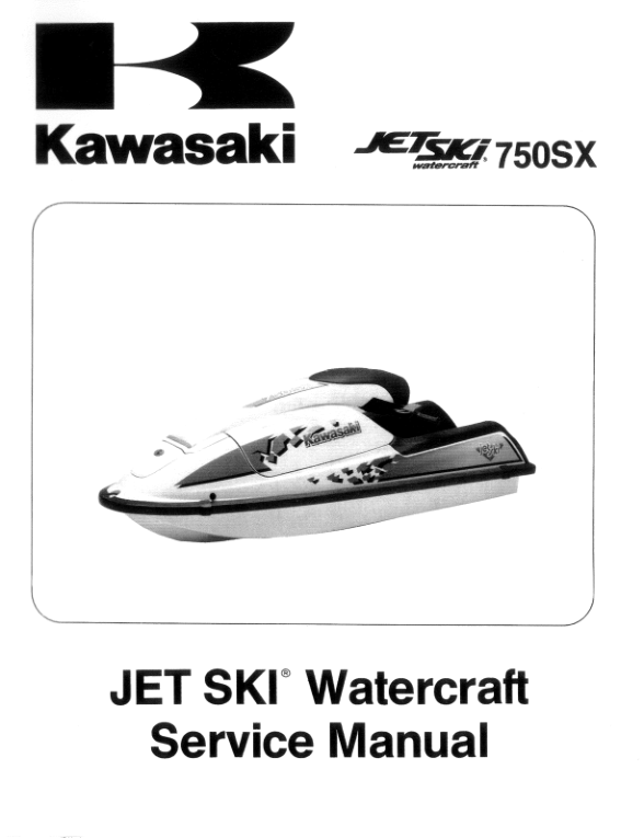 Kawasaki JetSki 750SX Shop Manual